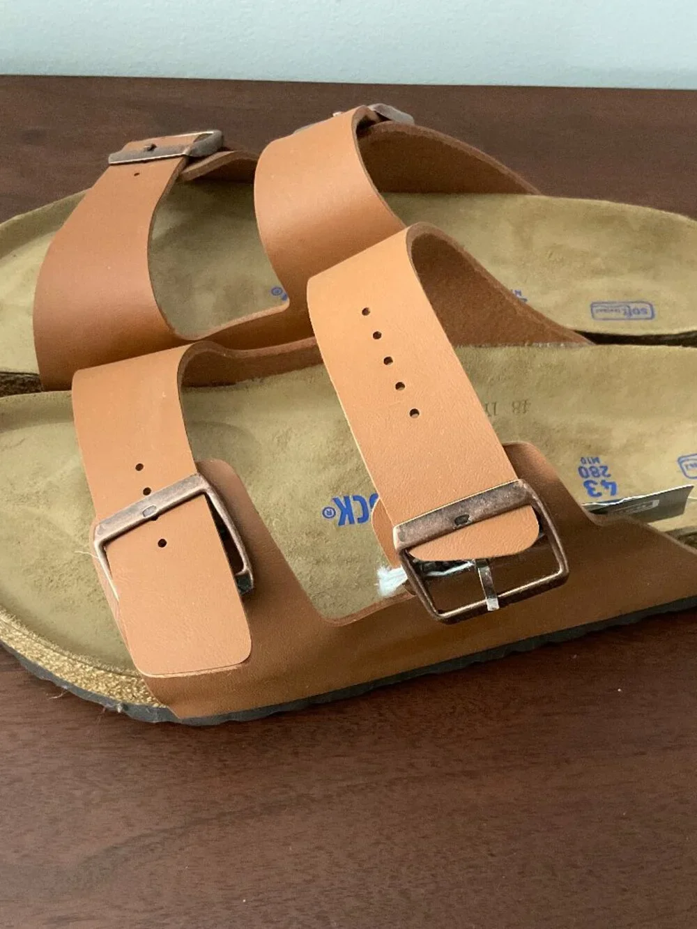 Birkenstock Pecan Sandals Men Size 43 (US 10-10.5) NWT